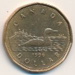 Canada, 1 dollar, 1990–2003