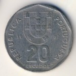 Португалия, 20 эскудо (1987 г.)