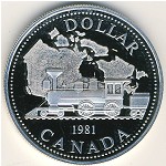 Canada, 1 dollar, 1981