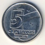 Бразилия, 5 сентаво (1989 г.)