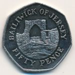 Jersey, 50 pence, 1998–2016