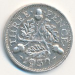 Great Britain, 3 pence, 1932