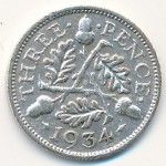 Great Britain, 3 pence, 1934