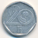 Чехия, 20 гелеров (1993–1996 г.)