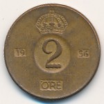 Швеция, 2 эре (1956 г.)