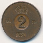 Швеция, 2 эре (1964 г.)
