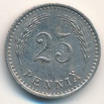 Finland, 25 pennia, 1938