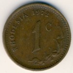 Rhodesia, 1 cent, 1972