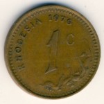 Rhodesia, 1 cent, 1976