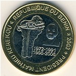 Benin., 6000 francs CFA, 2003
