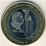 Togo., 6000 francs CFA, 2003