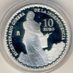 Spain, 10 euro, 2008