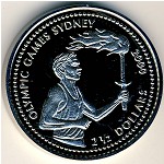 Либерия, 2 1/2 доллара (1999 г.)