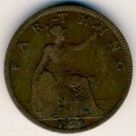 Великобритания, 1 фартинг (1929 г.)