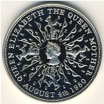Great Britain, 25 new pence, 1980