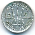 Австралия, 3 пенса (1961 г.)