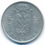 Belgium, 5 francs, 1974