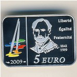 France, 5 euro, 2009