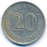 Малайзия, 20 сен (1981 г.)
