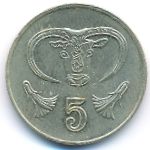 Кипр, 5 центов (1994 г.)