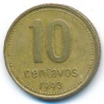 Аргентина, 10 сентаво (1992–2005 г.)