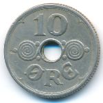 Denmark, 10 ore, 1931