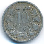 Luxemburg, 10 centimes, 1901