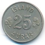 Iceland, 25 aurar, 1967