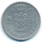 Belgium, 5 francs, 1950