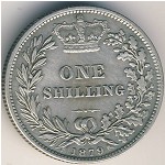 Великобритания, 1 шиллинг (1879–1887 г.)