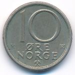 Norway, 10 ore, 1982