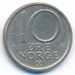 Norway, 10 ore, 1988