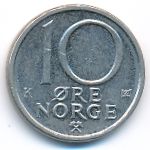 Norway, 10 ore, 1990