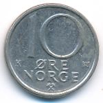 Norway, 10 ore, 1990