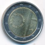 Finland, 2 euro, 2014