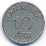 Denmark, 10 ore, 1951