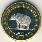 Slovenia., 1 euro, 2004