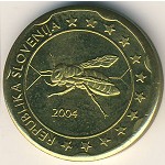 Slovenia., 20 euro cent, 2004