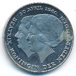 Netherlands, 2 1/2 gulden, 1980