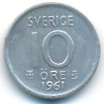 Sweden, 10 ore, 1952–1962