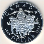 Canada, 1 dollar, 1994
