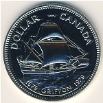 Canada, 1 dollar, 1979
