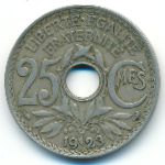 France, 25 centimes, 1923