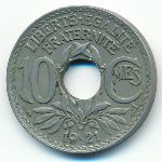 France, 10 centimes, 1921