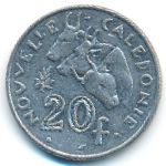 Новая Каледония, 20 франков (1990–2002 г.)