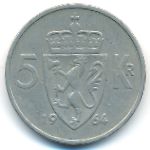 Норвегия, 5 крон (1963&ndash;1969 г.)