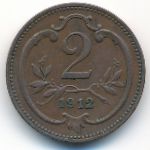 Австрия, 2 геллера (1912 г.)