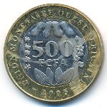 Западная Африка, 500 франков (2003–2005 г.)