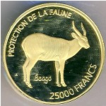 Benin., 25000 francs CFA, 2007