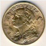 Switzerland, 20 francs, 1947–1949